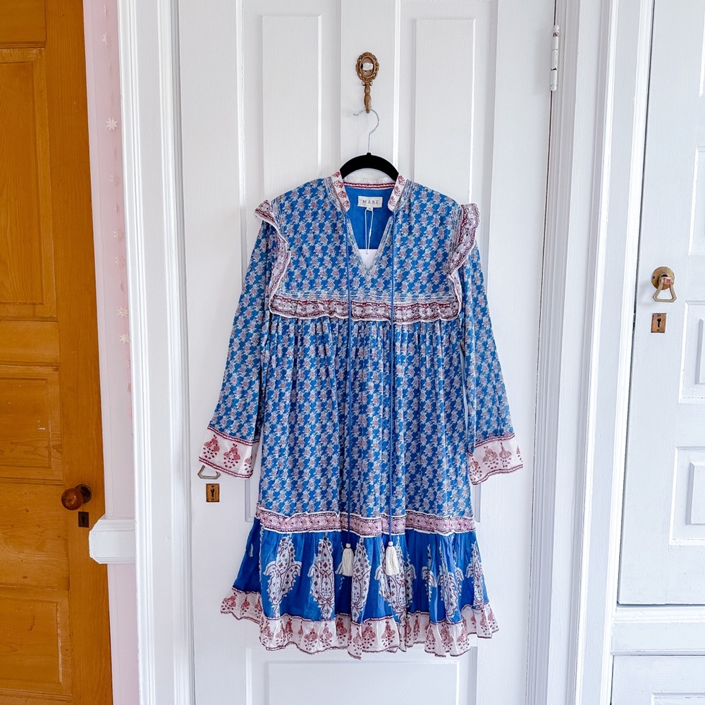 M.A.B.E ethnic print dress